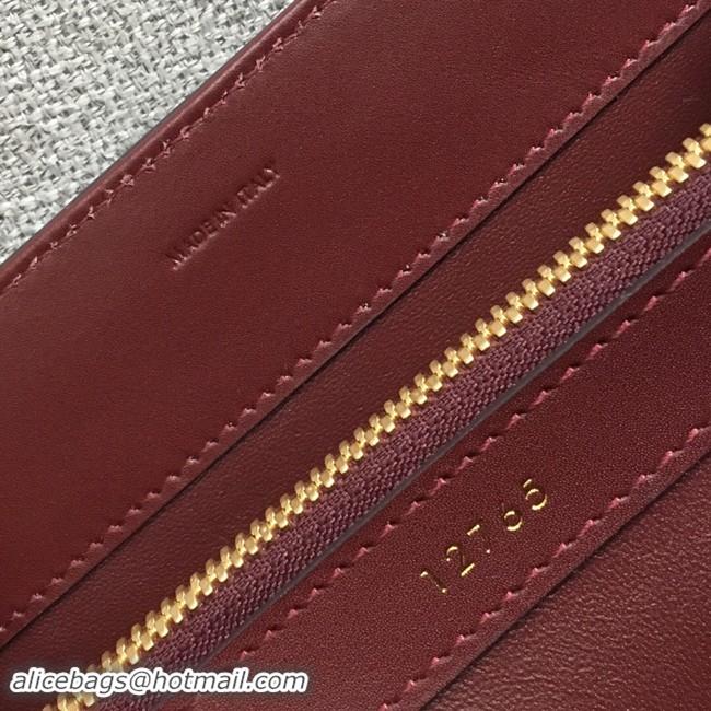 Discount CELINE MEDIUM 16 BAG IN SATINATED CALFSKIN 187373 LIGHT BURGUNDY