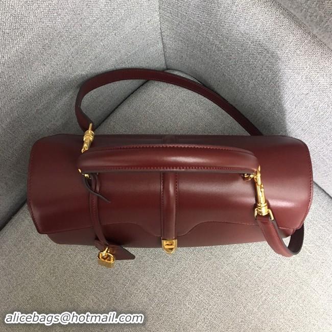 Discount CELINE MEDIUM 16 BAG IN SATINATED CALFSKIN 187373 LIGHT BURGUNDY