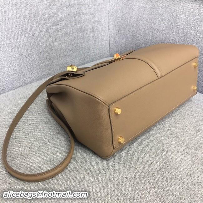 Top Quality CELINE MEDIUM 16 BAG IN SATINATED CALFSKIN 187373 Khaki