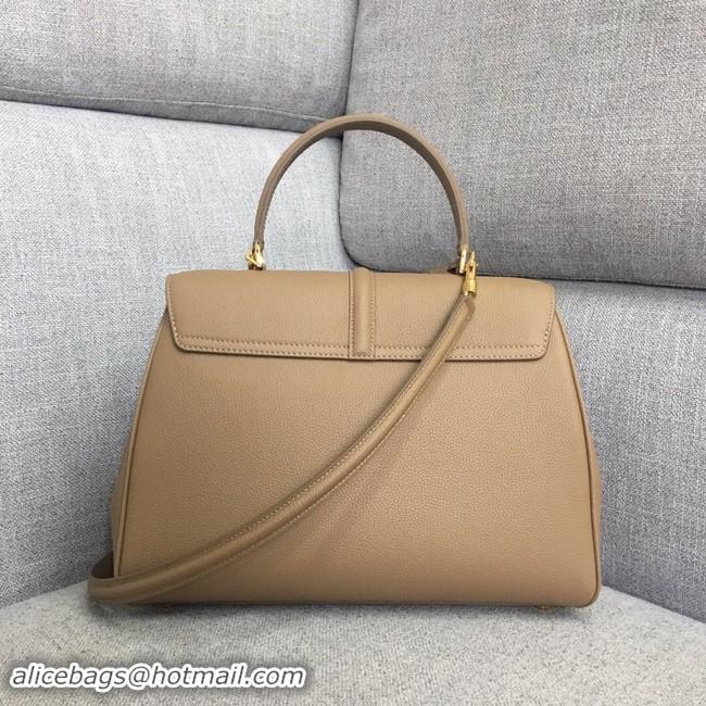 Top Quality CELINE MEDIUM 16 BAG IN SATINATED CALFSKIN 187373 Khaki