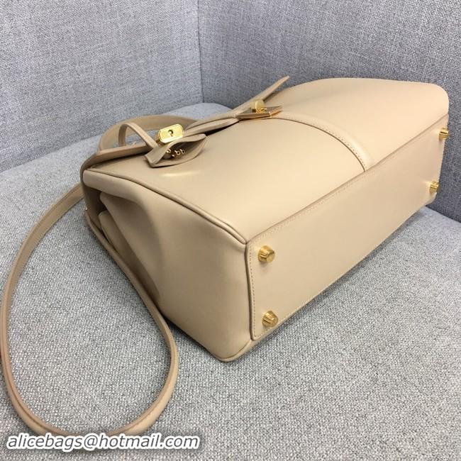 New Luxury CELINE MEDIUM 16 BAG IN SATINATED CALFSKIN 187373 BEIGE