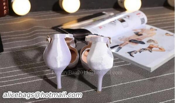 Good Quality Manolo Blahnik 70mm Pump MB117 White