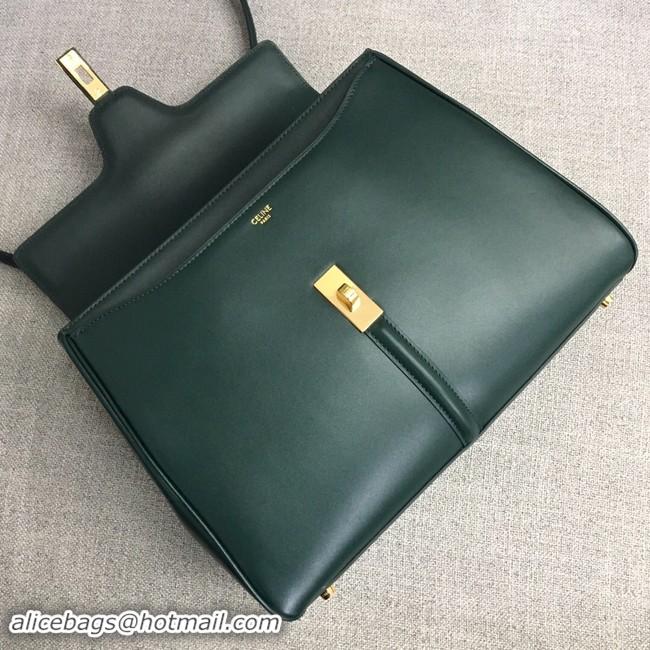 Low Price CELINE MEDIUM 16 BAG IN SATINATED CALFSKIN 187373 AMAZONE