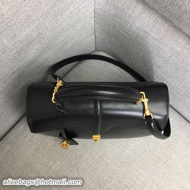 Luxury CELINE MEDIUM 16 BAG IN SATINATED CALFSKIN A187373 black