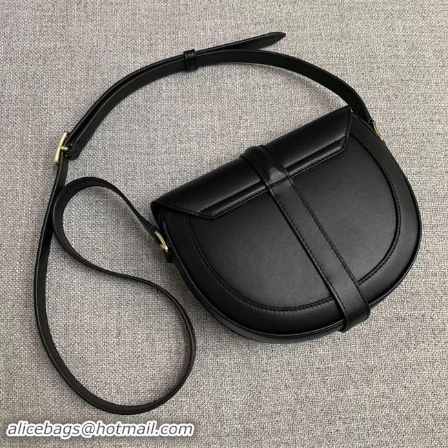 Sophisticated CELINE SMALL BESACE 16 BAG IN SATINATED CALFSKIN CROSS BODY 188013 BLACK