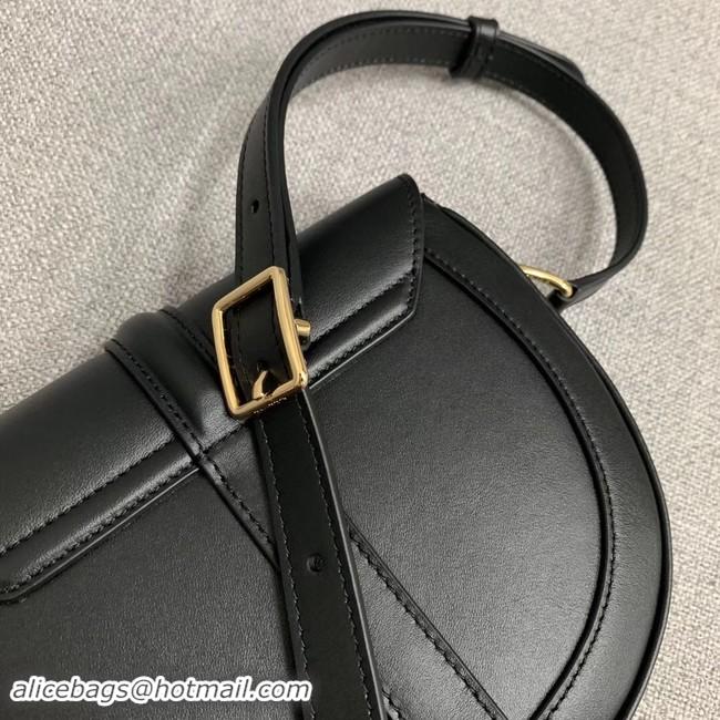 Sophisticated CELINE SMALL BESACE 16 BAG IN SATINATED CALFSKIN CROSS BODY 188013 BLACK