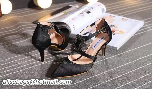 Unique Grade Manolo Blahnik 70mm Pump MB117 Black