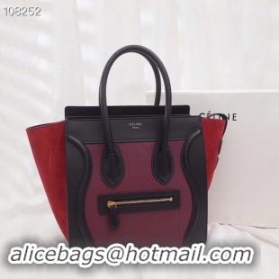 Best Product Celine Luggage Boston Tote Bags All Calfskin Leather C0189-1