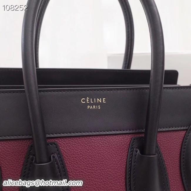 Best Product Celine Luggage Boston Tote Bags All Calfskin Leather C0189-1