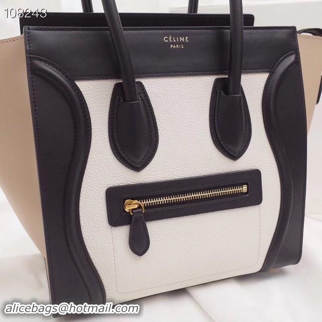 Luxury Discount Celine Luggage Boston Tote Bags All Calfskin Leather C0189-2