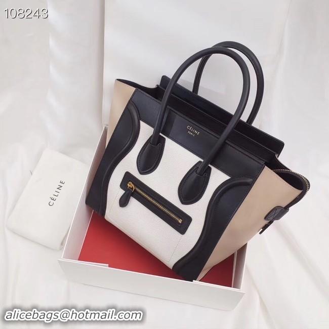 Luxury Discount Celine Luggage Boston Tote Bags All Calfskin Leather C0189-2