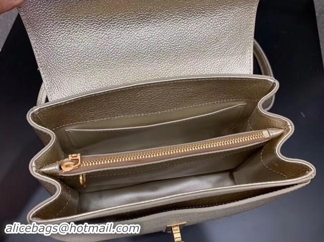 Best Price CELINE SMALL 16 BAG IN LAMINATED GRAINED CALFSKIN 188003 GOLD