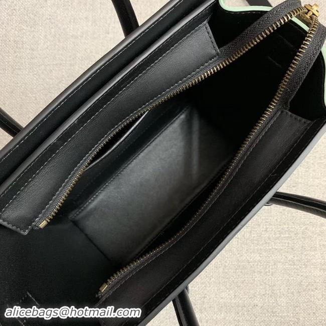 Good Quality CELINE NANO LUGGAGE BAG IN LAMINATED LAMBSKIN 189243-7