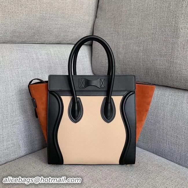 Good Looking Celine Luggage Boston Tote Bags All Calfskin Leather 189793-5