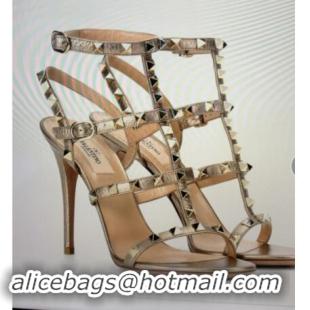 Chic Reproduction Valentino Sandals Shoes V86475 Gold