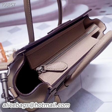 Good Quality CELINE NANO LUGGAGE BAG IN LAMINATED LAMBSKIN 189244-2