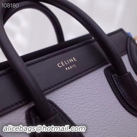 Fashion CELINE NANO LUGGAGE BAG IN LAMINATED LAMBSKIN 189244-5