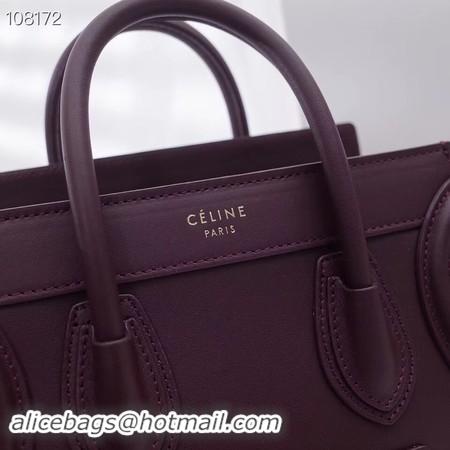 Promotional CELINE NANO LUGGAGE BAG IN LAMINATED LAMBSKIN 189244-10