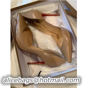 Traditional Discount Christian Louboutin Heels Shoes CL8896 Nude