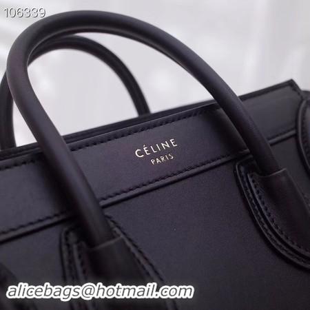 Classic Hot CELINE NANO LUGGAGE BAG IN LAMINATED LAMBSKIN 189244-15