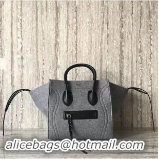 Discount Celine Luggage Boston Tote Bags CL6589 Gray