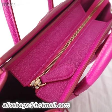 Best Quality CELINE NANO LUGGAGE BAG IN LAMINATED LAMBSKIN 189244-23