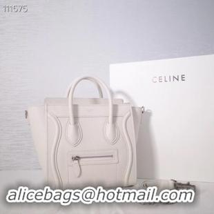 Luxury Quality CELINE NANO LUGGAGE BAG IN LAMINATED LAMBSKIN 189244-24