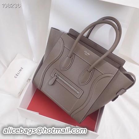 New Design CELINE MICRO LUGGAGE HANDBAG IN LAMINATED LAMBSKIN 167793-6