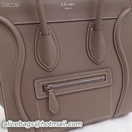 New Design CELINE MICRO LUGGAGE HANDBAG IN LAMINATED LAMBSKIN 167793-6