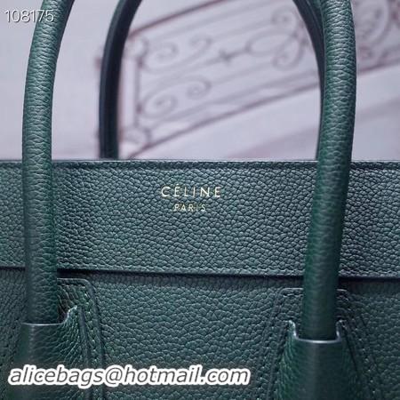 Luxury CELINE MICRO LUGGAGE HANDBAG IN LAMINATED LAMBSKIN 167793-8