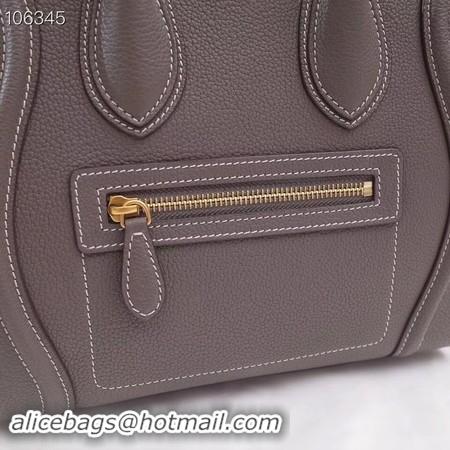 Cheap Price CELINE MICRO LUGGAGE HANDBAG IN LAMINATED LAMBSKIN 167793-14