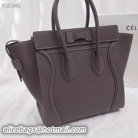 Cheap Price CELINE MICRO LUGGAGE HANDBAG IN LAMINATED LAMBSKIN 167793-14