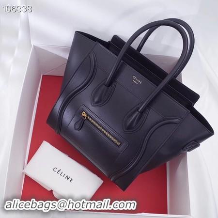 Popular Style CELINE MICRO LUGGAGE HANDBAG IN LAMINATED LAMBSKIN 167793-15