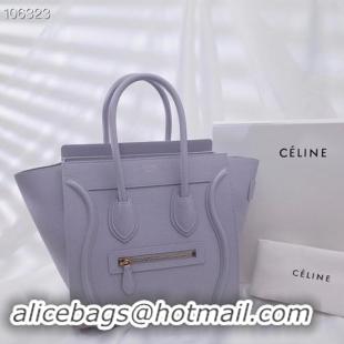 Discount CELINE MICRO LUGGAGE HANDBAG IN LAMINATED LAMBSKIN 167793-19