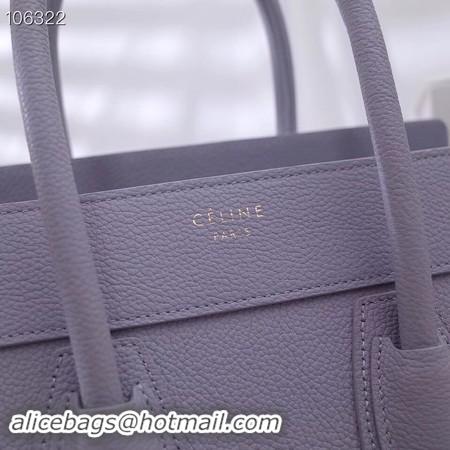 Discount CELINE MICRO LUGGAGE HANDBAG IN LAMINATED LAMBSKIN 167793-19