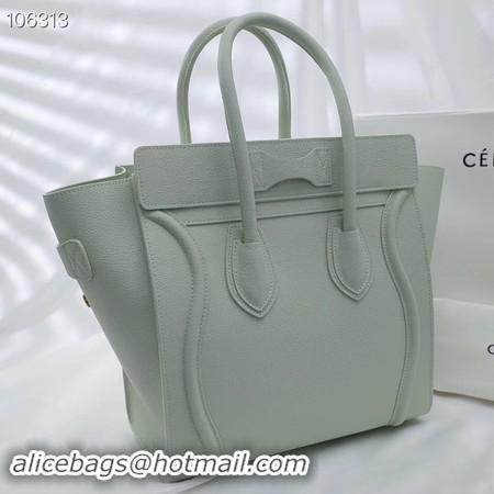 Trendy Design CELINE MICRO LUGGAGE HANDBAG IN LAMINATED LAMBSKIN 167793-20