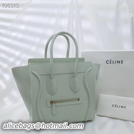 Trendy Design CELINE MICRO LUGGAGE HANDBAG IN LAMINATED LAMBSKIN 167793-20