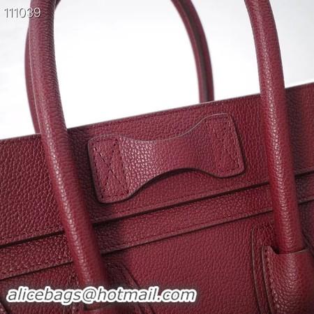 Unique Style CELINE MICRO LUGGAGE HANDBAG IN LAMINATED LAMBSKIN 167793-21