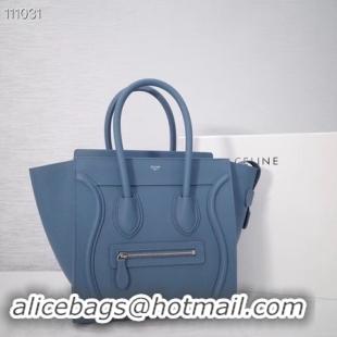 Good Quality CELINE MICRO LUGGAGE HANDBAG IN LAMINATED LAMBSKIN 167793-22