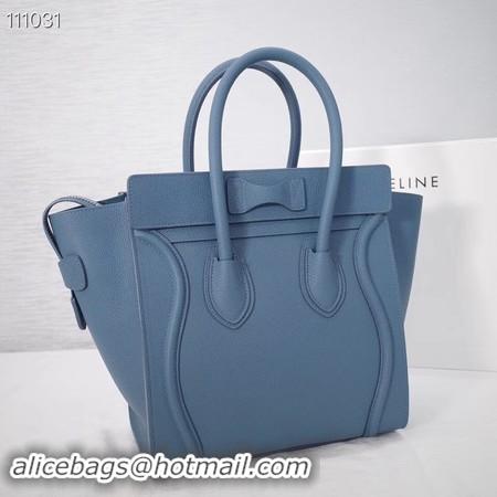 Good Quality CELINE MICRO LUGGAGE HANDBAG IN LAMINATED LAMBSKIN 167793-22