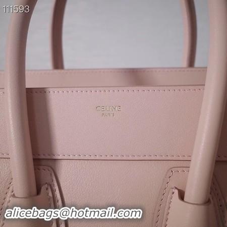 Promotional CELINE MICRO LUGGAGE HANDBAG IN LAMINATED LAMBSKIN 167793-23