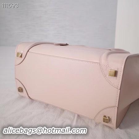 Promotional CELINE MICRO LUGGAGE HANDBAG IN LAMINATED LAMBSKIN 167793-23