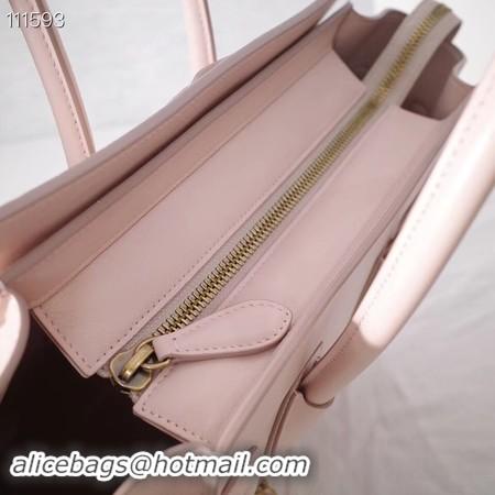 Promotional CELINE MICRO LUGGAGE HANDBAG IN LAMINATED LAMBSKIN 167793-23