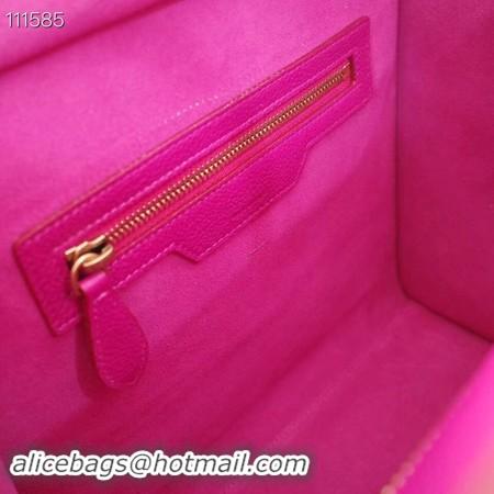 Popular Style CELINE MICRO LUGGAGE HANDBAG IN LAMINATED LAMBSKIN 167793-24