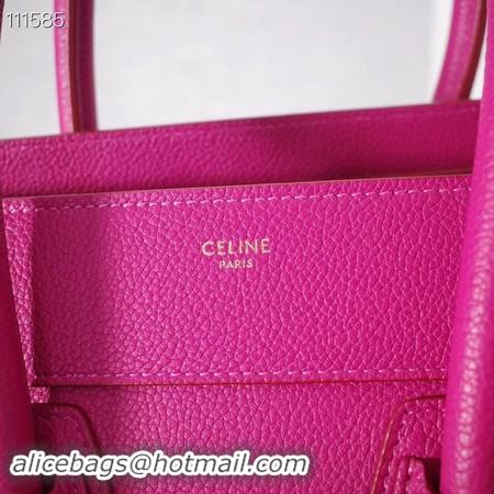 Popular Style CELINE MICRO LUGGAGE HANDBAG IN LAMINATED LAMBSKIN 167793-24