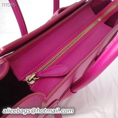 Popular Style CELINE MICRO LUGGAGE HANDBAG IN LAMINATED LAMBSKIN 167793-24