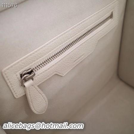 Discount CELINE MICRO LUGGAGE HANDBAG IN LAMINATED LAMBSKIN 167793-25