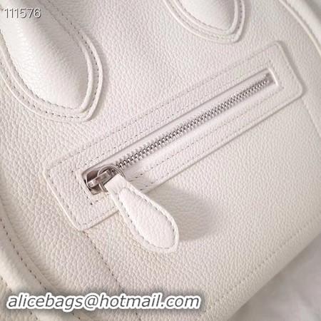 Discount CELINE MICRO LUGGAGE HANDBAG IN LAMINATED LAMBSKIN 167793-25