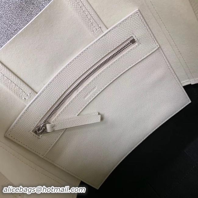 Cheap Price Celine Original Leather CABAS Bag 189813 White&Black