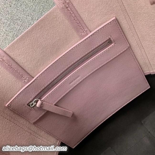 Discount Celine Original Leather CABAS Bag 189813 Pink&Black